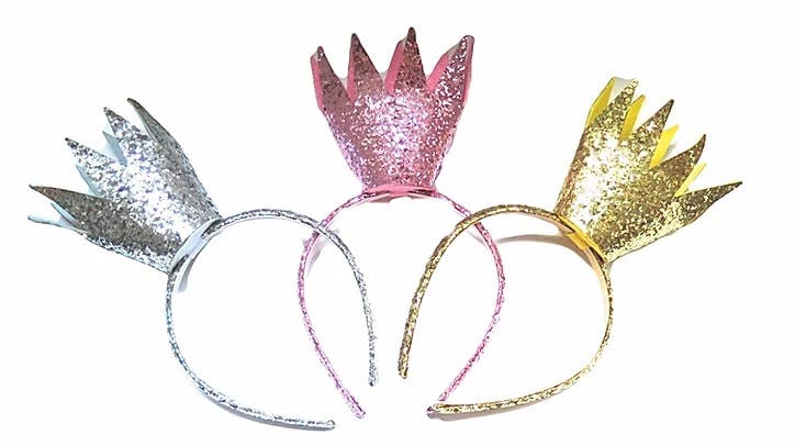 Silver Giant Crown Headband