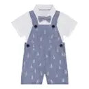 Chambray Button Down & Overall Set