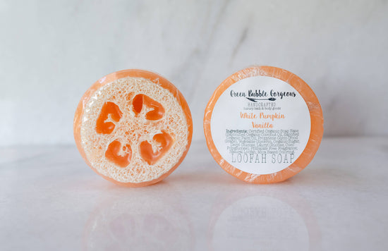 White Pumpkin Vanilla Loofah Soap