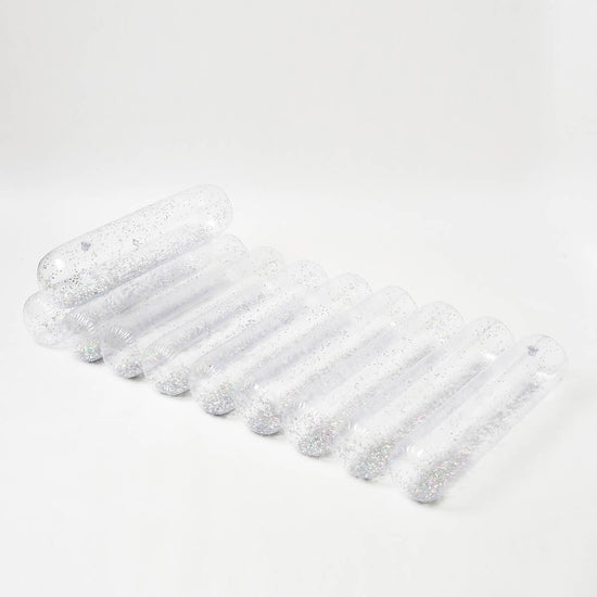 Tube Lilo Pool Float Glitter