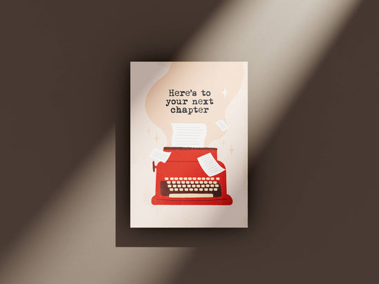 Here's To You Next Chapter card