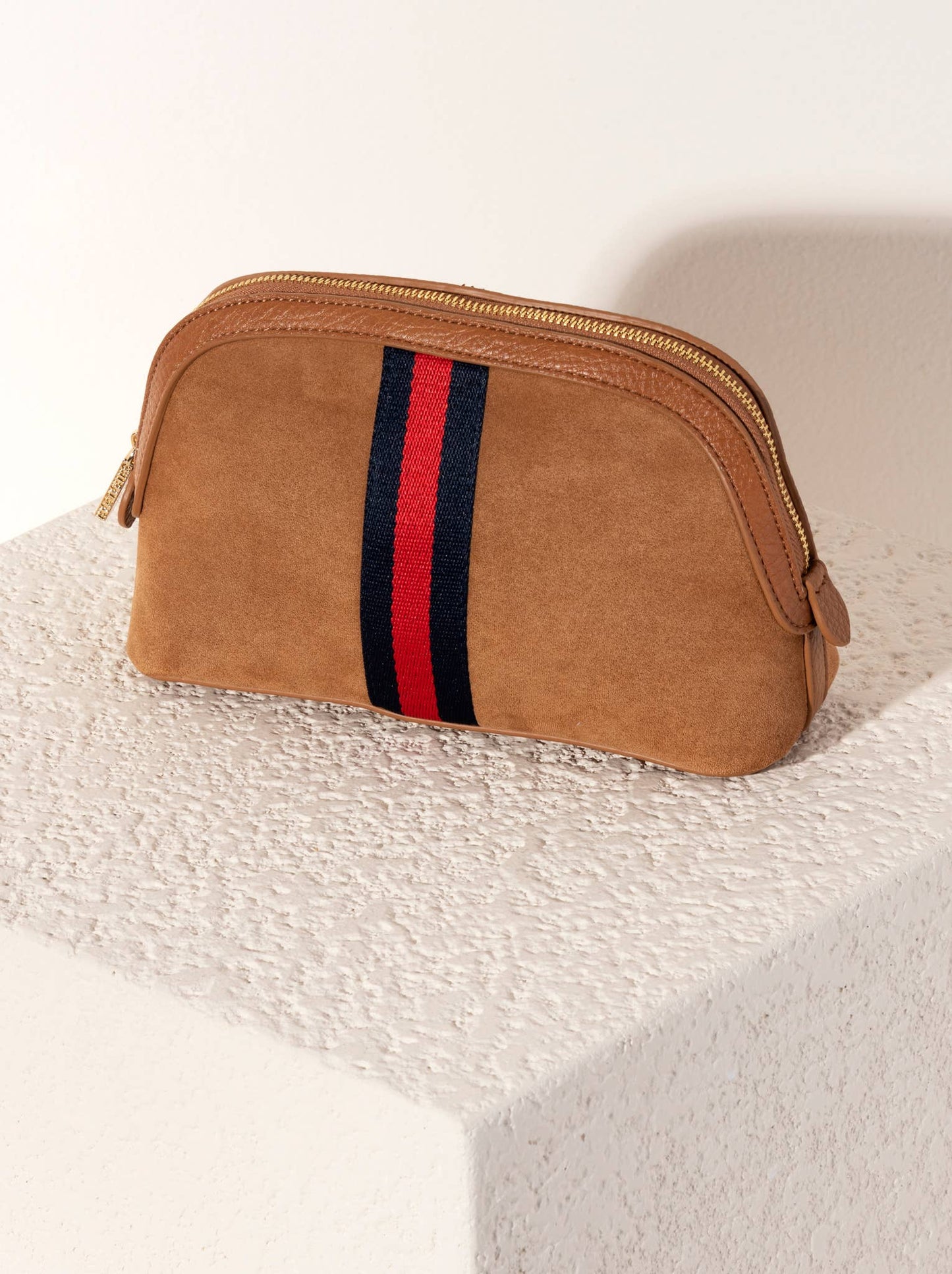 Blakely Zip Pouch in Cognac