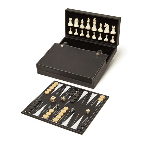 Load image into Gallery viewer, Backgammon &amp;amp; Chess Set
