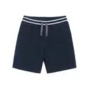 Navy Striped Waistband Boys Shorts
