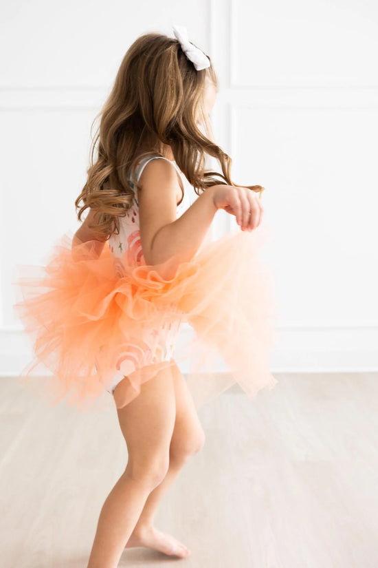 Load image into Gallery viewer, Rainbow Sherbert Tutu Leotard
