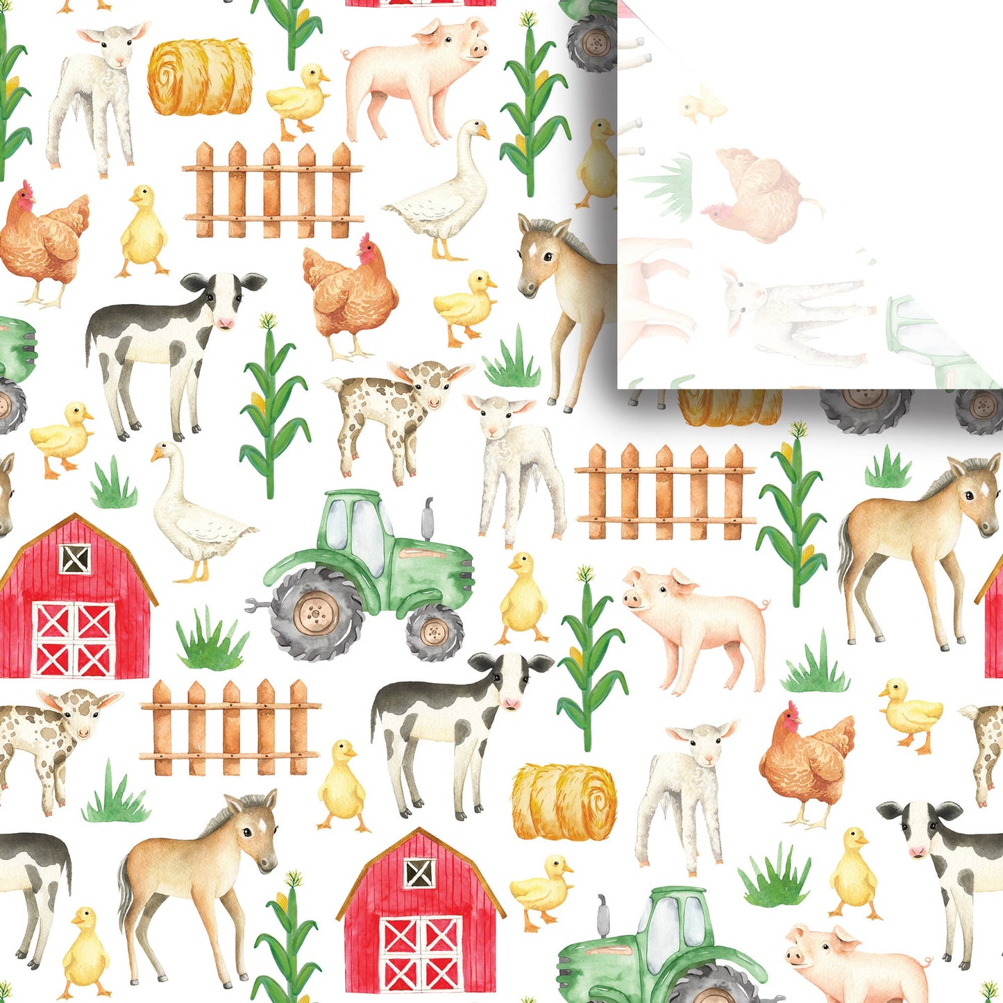 On the Farm Tissue - Printed