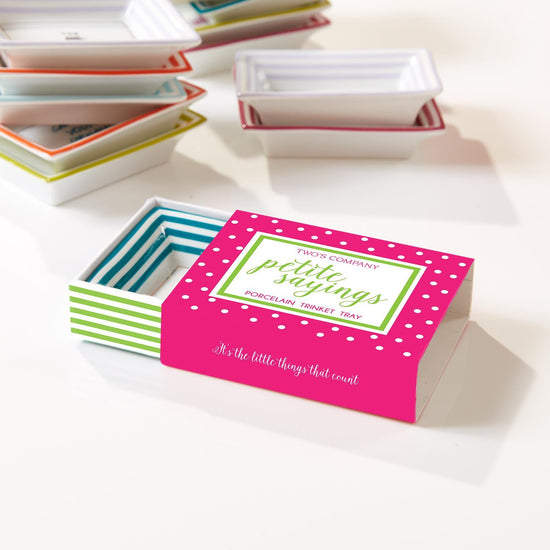 Saying Trinket Trays
