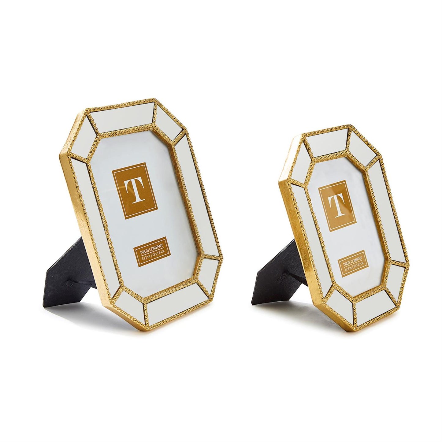 Mdm Gold Mirrored Photo Frame