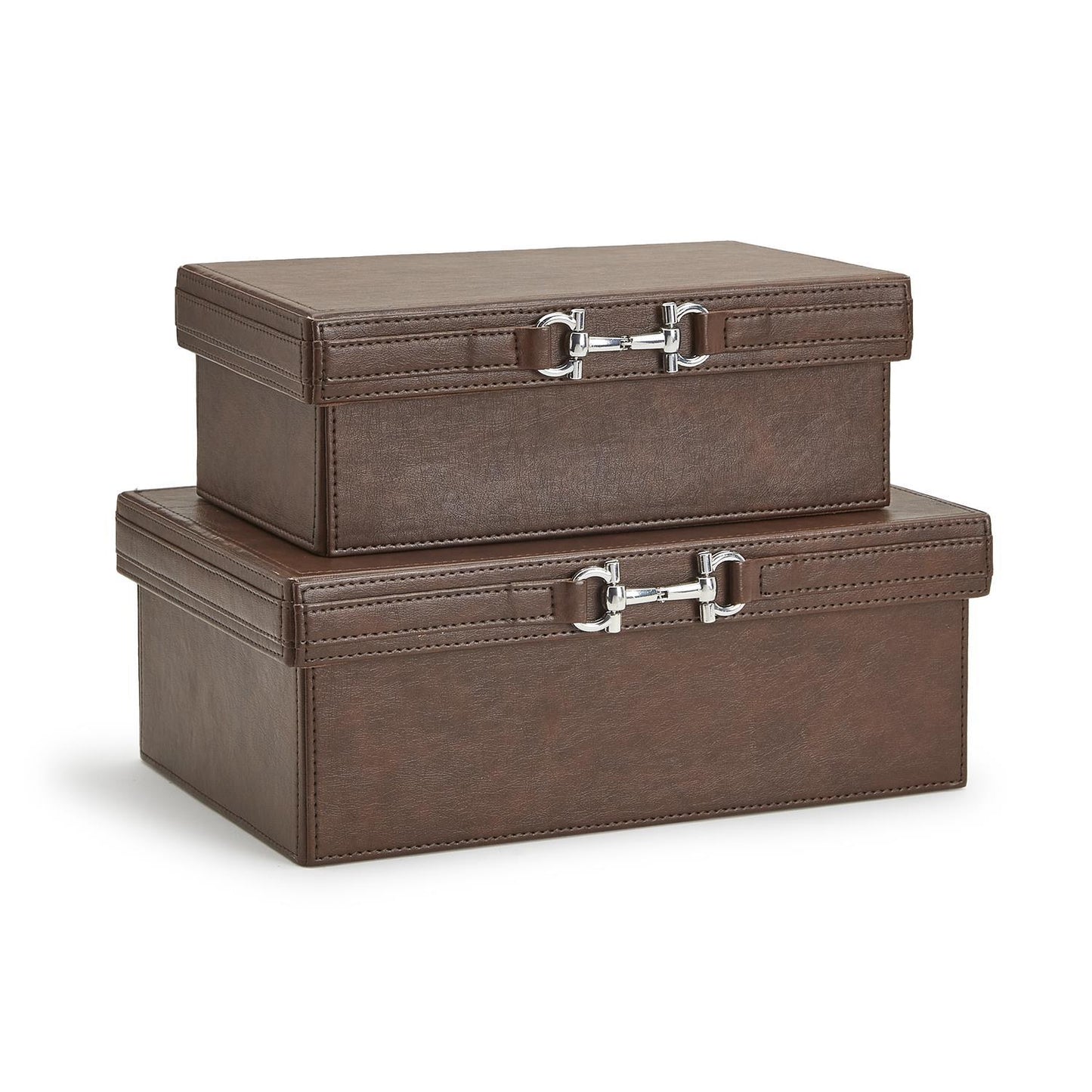 Decorative Box with Horse Polished Bit Accent