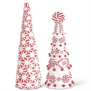 RED AND WHITE CANDY TREES