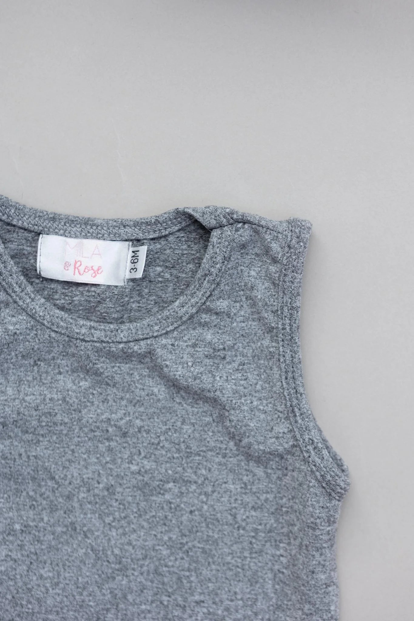 Heather Gray Tank One Piece Jogger