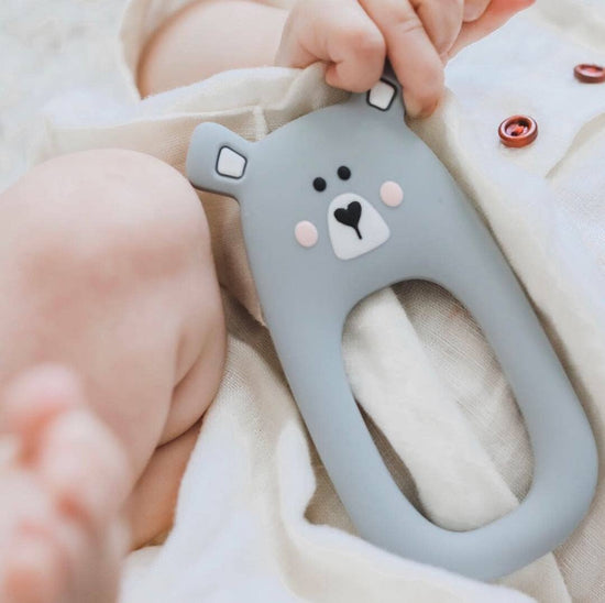 Grey BEAR Teether