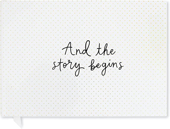 Wedding Guest Book by Kate Spade, 17 lined pages & 35 Blank Cards & Envelopes, The Story Begins