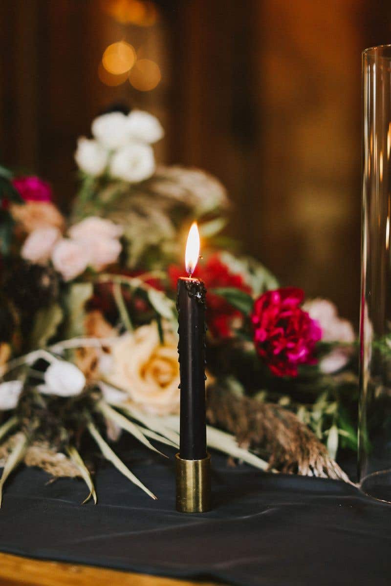 Mini Gold Candlestick Holders