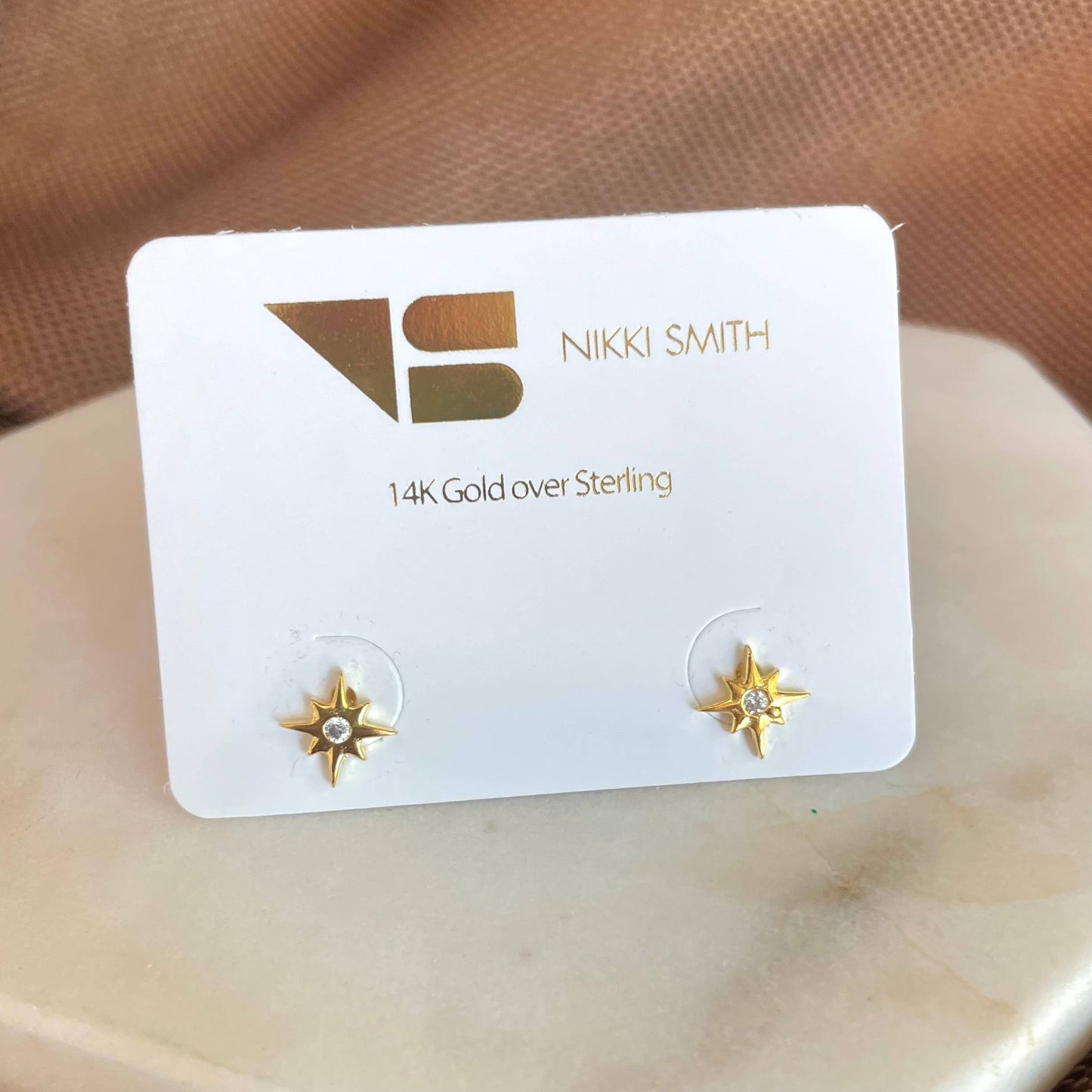 Mini Crystal Star Studs
