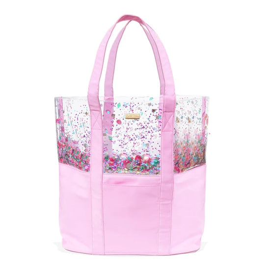 Load image into Gallery viewer, LARGE PINK CONFETTI TOTE
