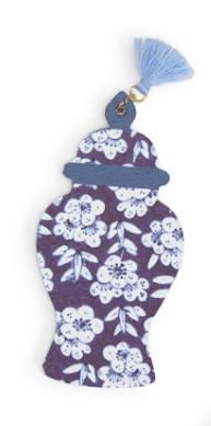 Ginger Jar Shape Emery Board with Tassel Accent