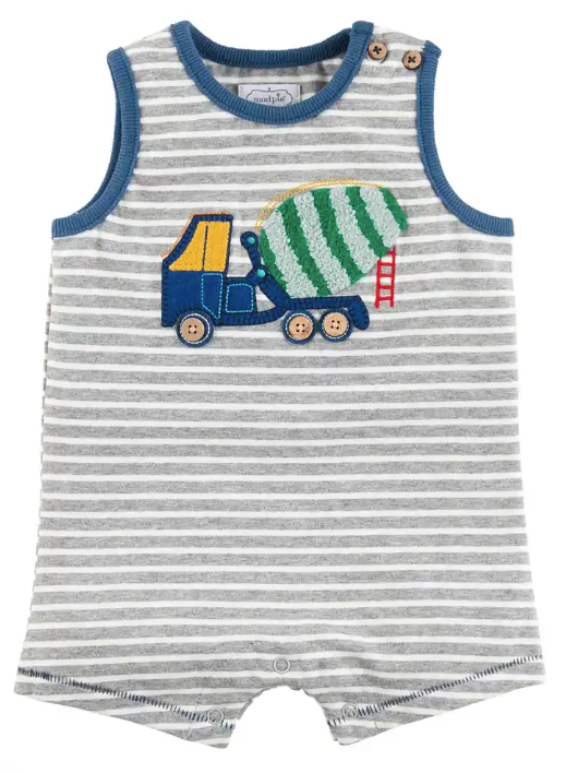Cement Truck Baby Shortall