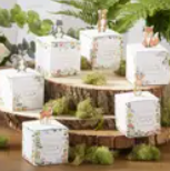 Woodland Favor Box (Pink Set of 24)