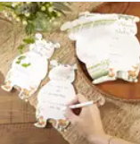 Woodland Baby Shower Advice Card & Game (set of 50)