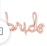Mylar Letter Balloon Decoration Cursive