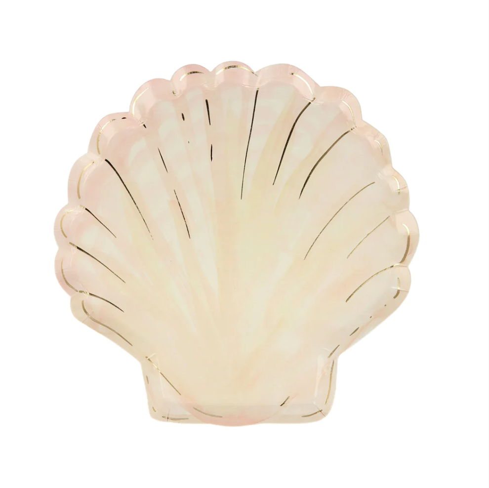 Watercolour Clamshell Plates