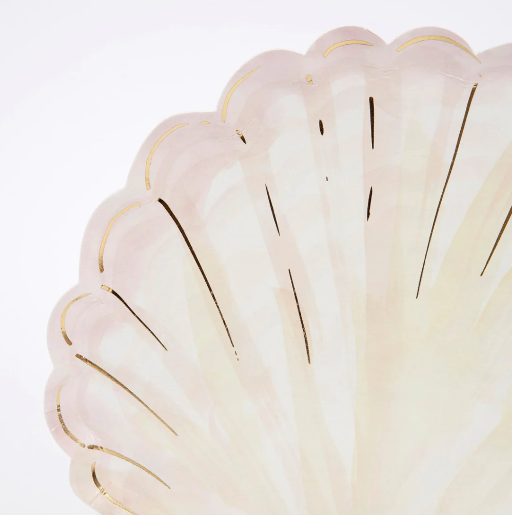 Watercolour Clamshell Plates