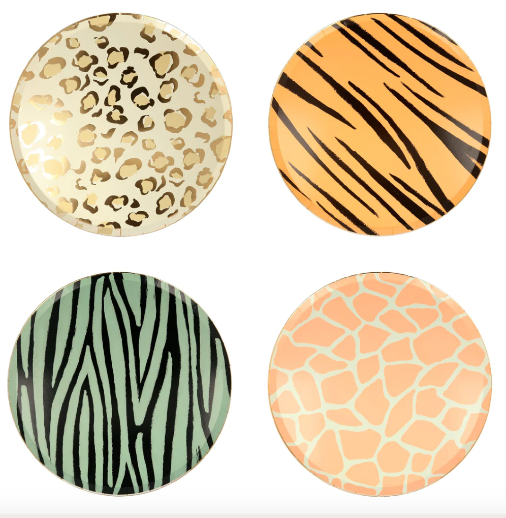 Safari Animal Print Dinner Plates