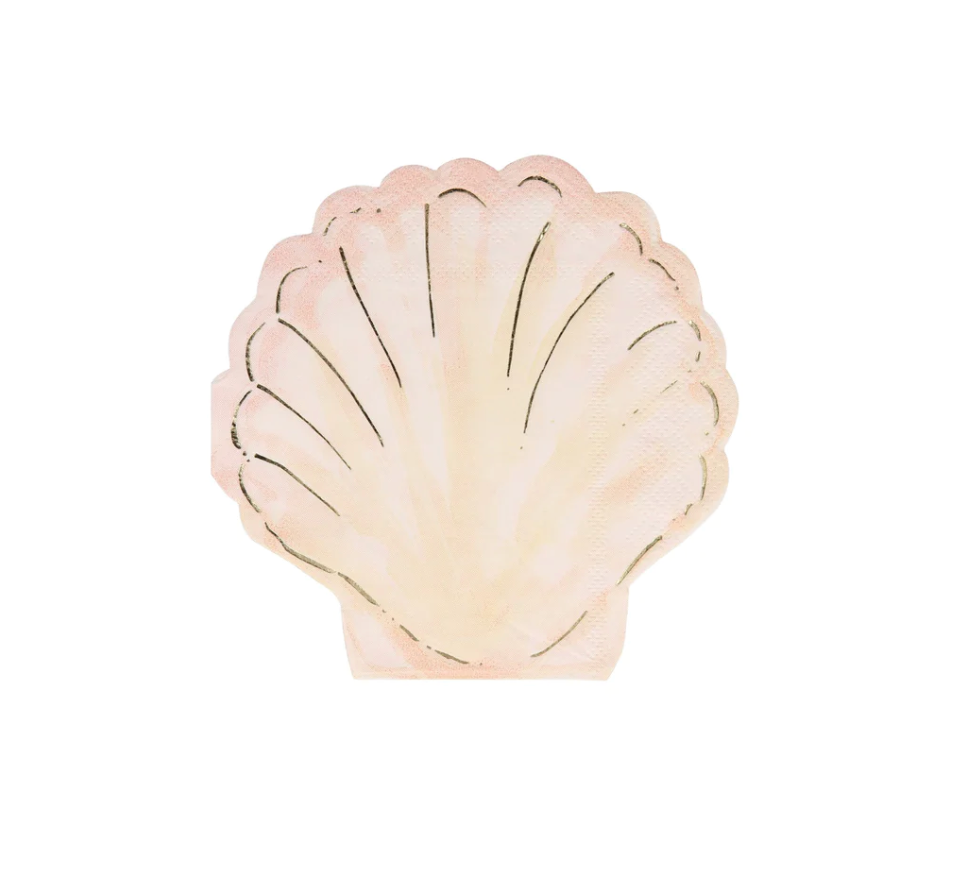 Watercolor Clam Napkins