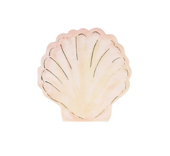 Watercolor Clam Napkins