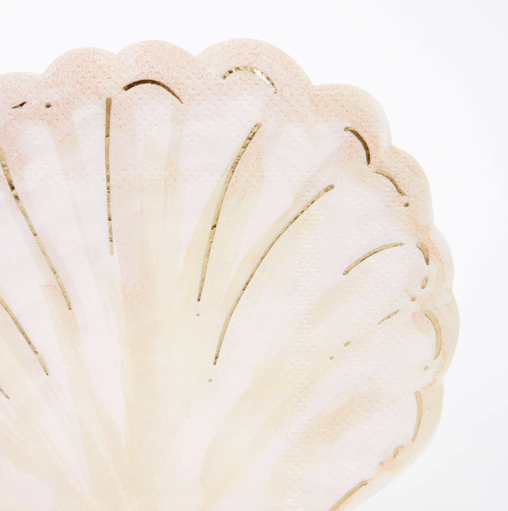 Watercolor Clam Napkins
