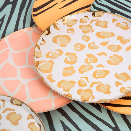 Load image into Gallery viewer, Safari Animal Print Side Plates
