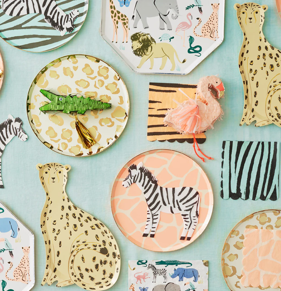 Safari Cheetah Plates