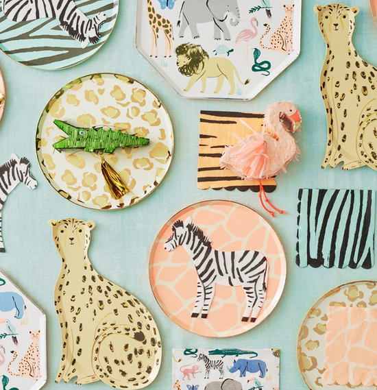 Safari Cheetah Plates