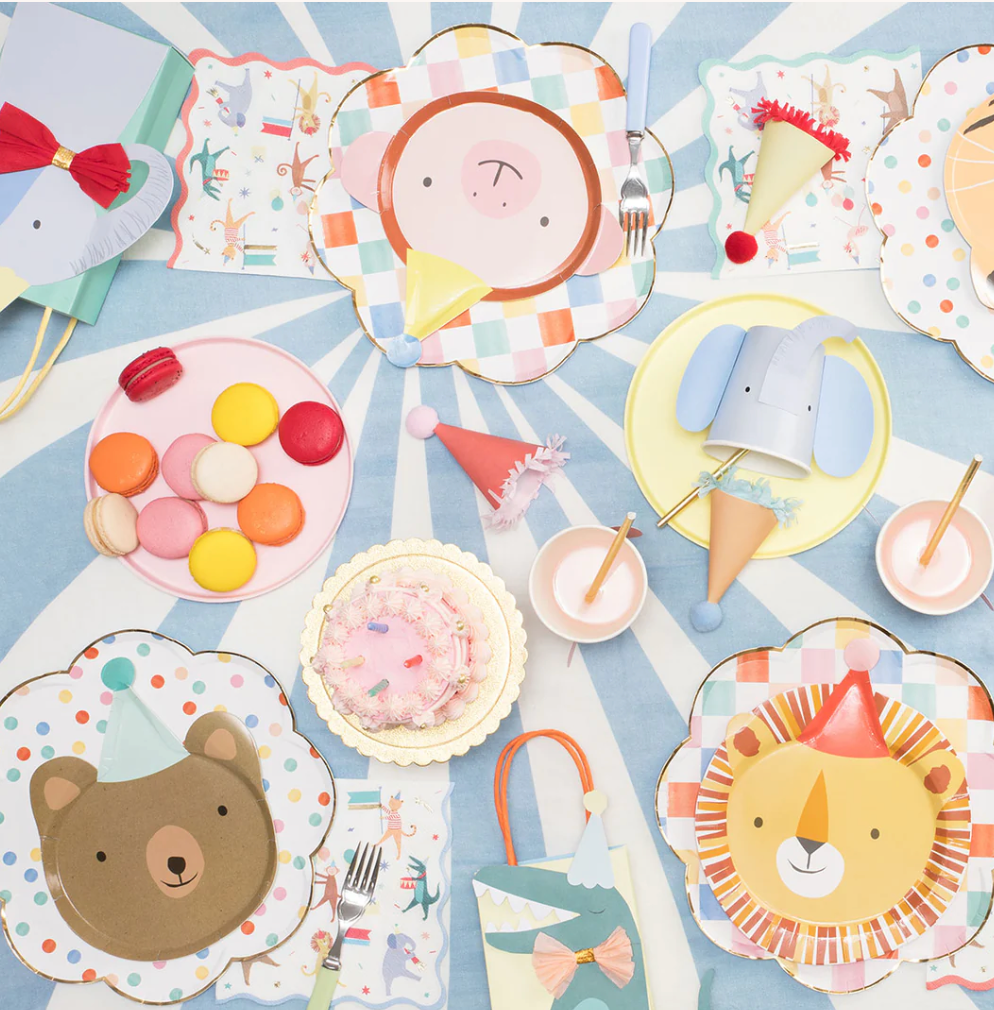 Animal Parade Die Cut Plates
