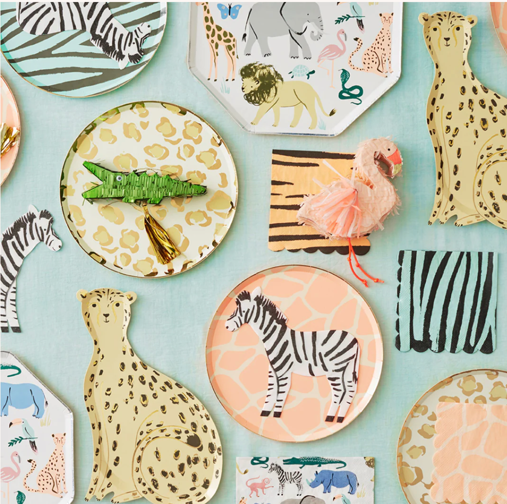 Safari Animal Print Sm Napkins