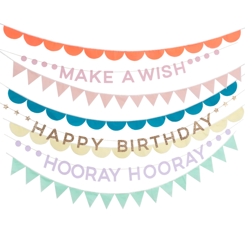 Rainbow Birthday Garland
