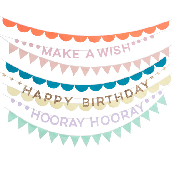 Rainbow Birthday Garland