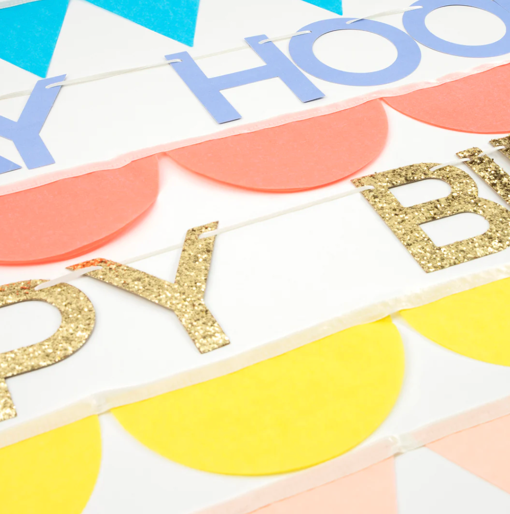 Rainbow Birthday Garland