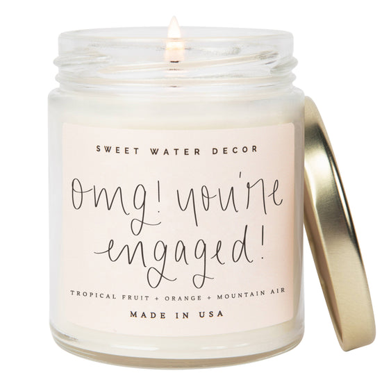 OMG! You're Engaged! 9 oz Soy Candle