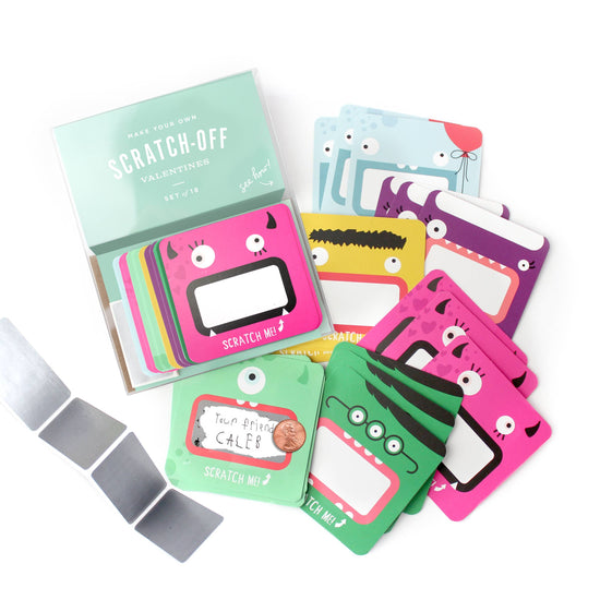 Scratch-off Valentines - Monster