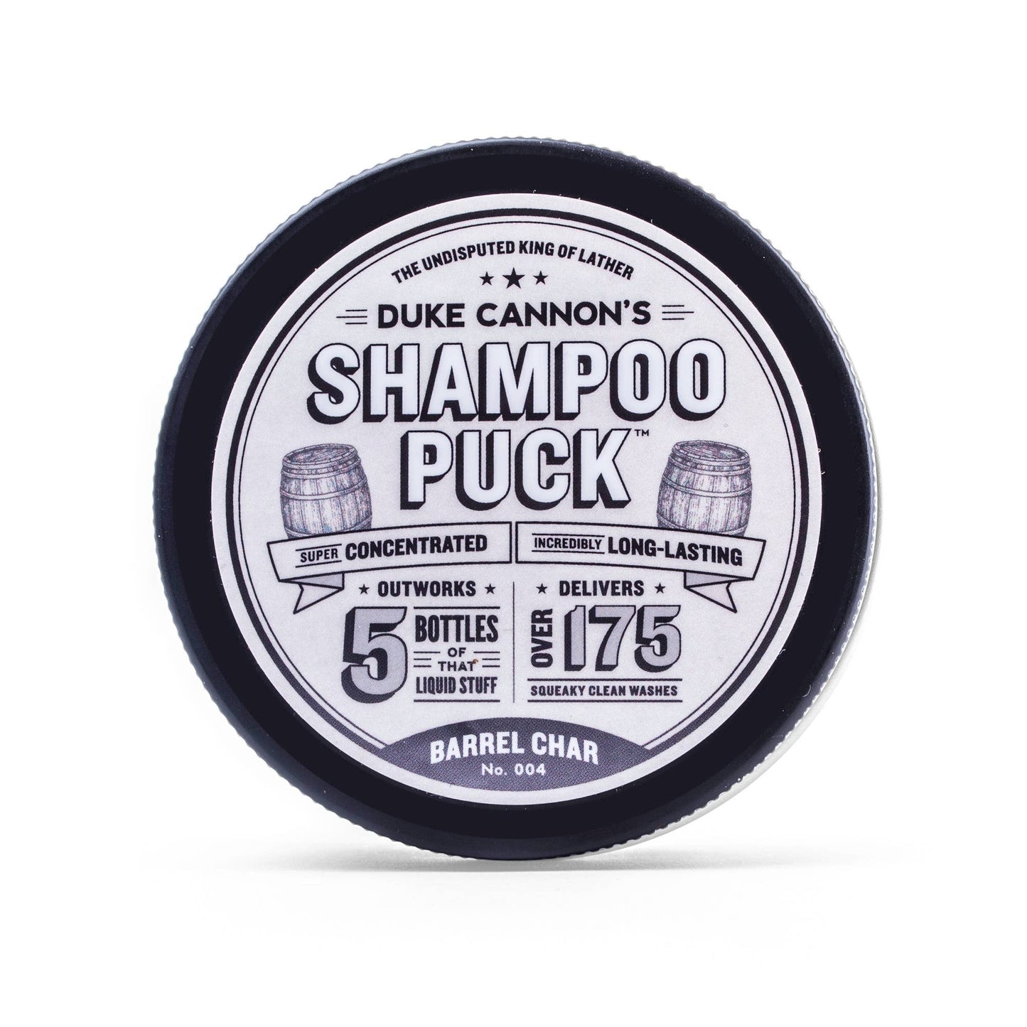 Shampoo Puck- Barrel Char
