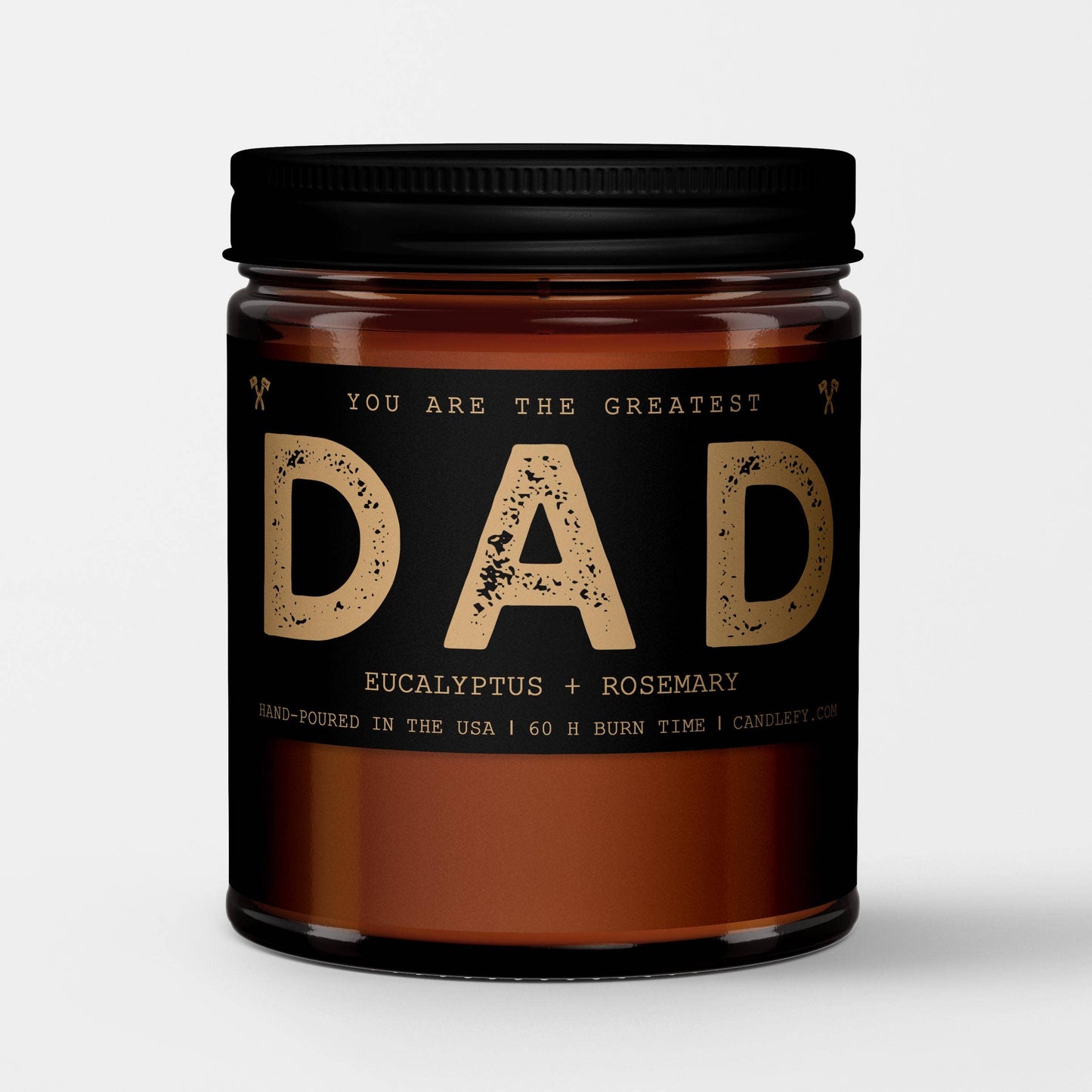 Dad Gift Candle: Greatest Dad (Eucalyptus Spa)