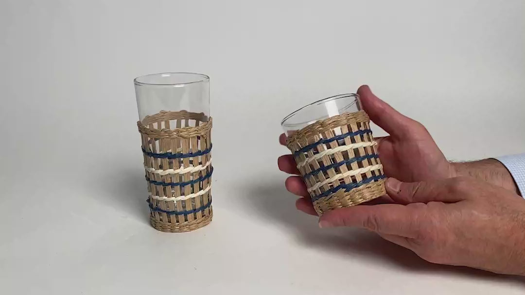 Load and play video in Gallery viewer, Lg Santorini Lattice Glass
