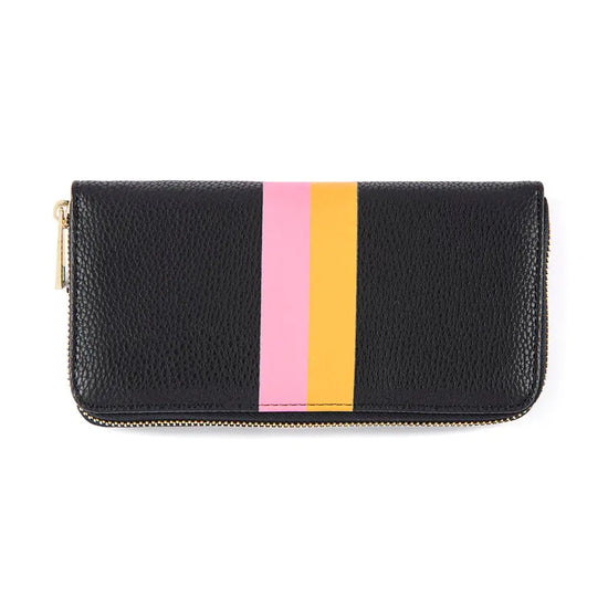 Stanton Zip Wallet Black