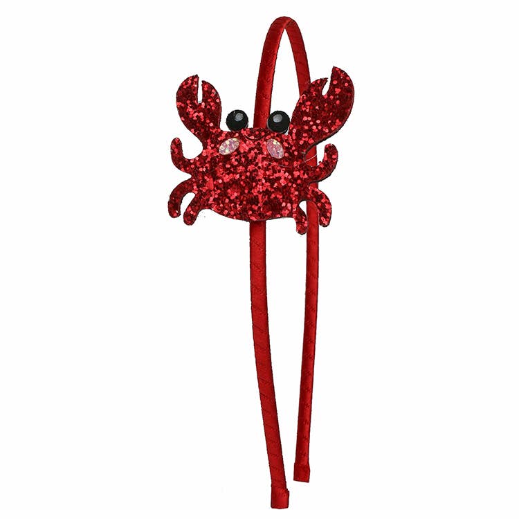 Glitter Crab Headband