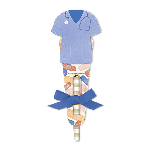 Scrubs Sticky Pad with Pen